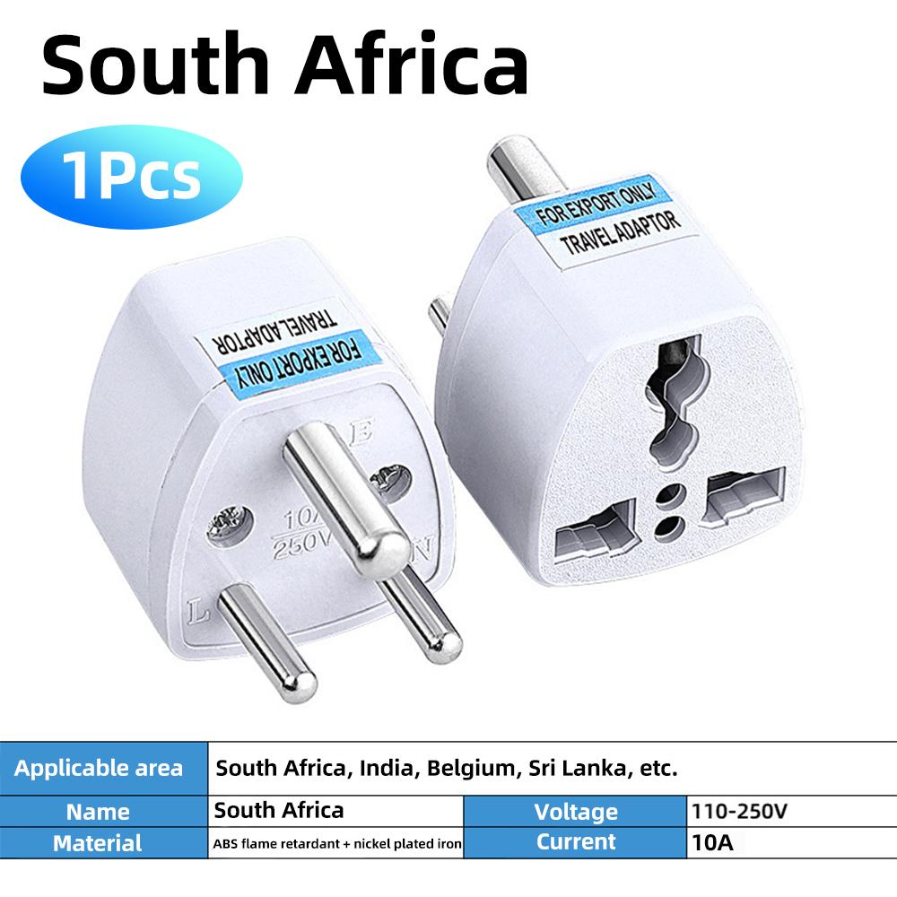 Fonken Global Standard Travel Power Adapter EU/US/UK/AU/GER/South Africa Socket Electrical Universal Plug Converter Power Charger