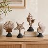Coastal Decorative Figure with Textured Finish and Fixed Base for Bedroom Shelf and Study Display Indoors Daily Use