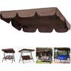 HANABASS Swing Canopy Replacement Swing Porch Top Cover Waterproof Outdoor Furniture Top Cover for Patio Garden Swing