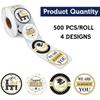 500 Pcs Round Graduation Sticker Congrats Grads Labels Graduation Caps Sticker Party Supplies