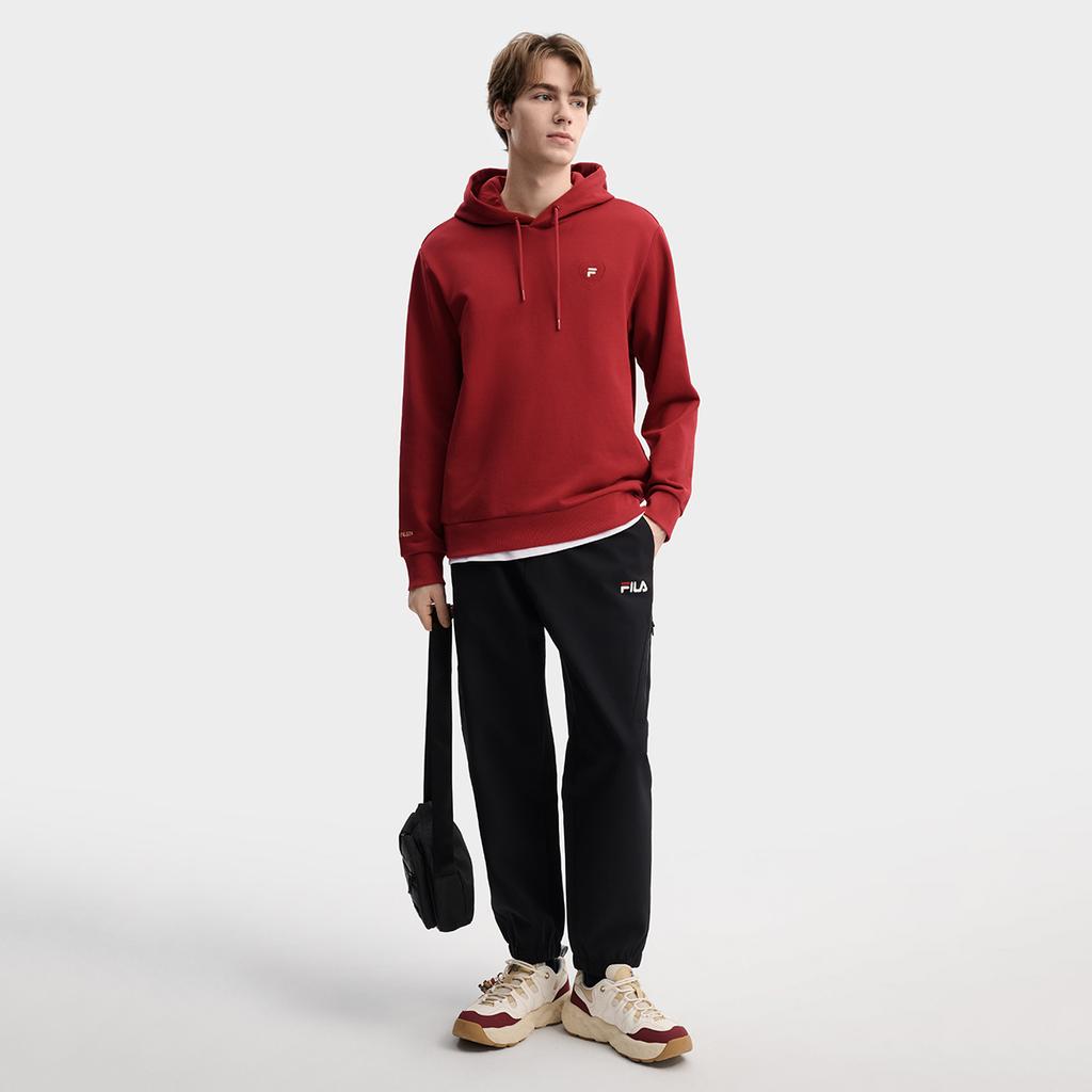 FILA CNY Limited Edition New Year Fashion Trend Classic Retro Sports Casual Versatile Quality Embroidered Cotton Comfortable Soft Hoodie F11U619204FPK
