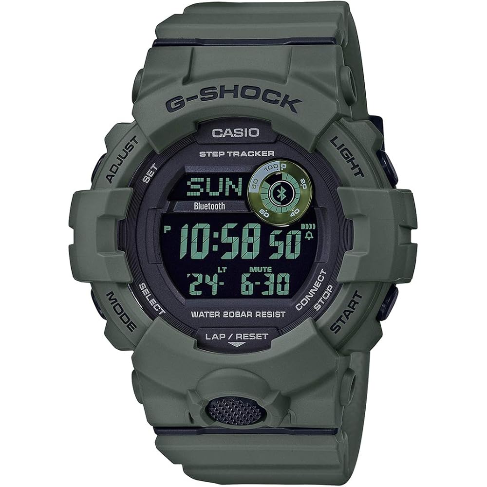 Casio G-SHOCK GBD-800UC-3 Men s Digital Watch Green Resin Strap Waterproof