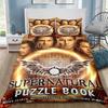 Supernatural Sam Dean Bedding Set Boys Girls Twin Queen Size Anime Duvet Cover Pillowcase Bed Kids Adult Fashion Home Textileext