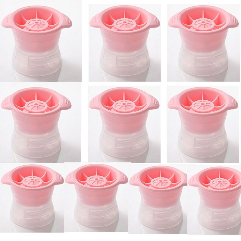 Silicone Ice Hockey Cube Mold Ice Grid Circular Ice Box Food Grade Silicone Whiskey Ball Ice Maker For Home Bar Kitchen Tools
