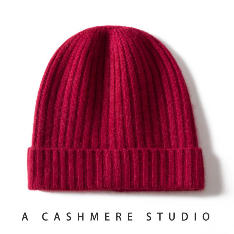 2024 Unisex Warm Cashmere Turban Hat - Fashionable & Versatile for Autumn/Winter