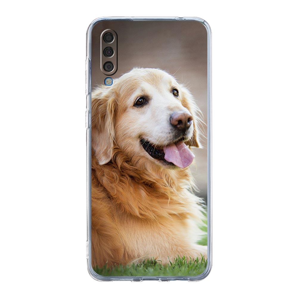 Golden Retriever Friend Phone Case For Samsung A52 A50 A70 A30 A40 A20E A10 A10S A20S A02S A04s A12 A22 A32 A72 5G Clear Cover