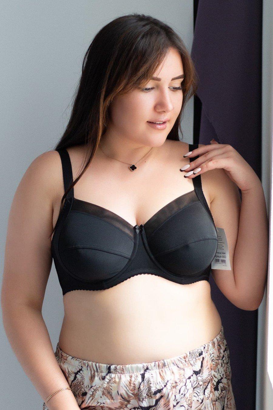 

Бюстгальтер з м якою чашкою Nana (96065) 95G прозорий колір чорний