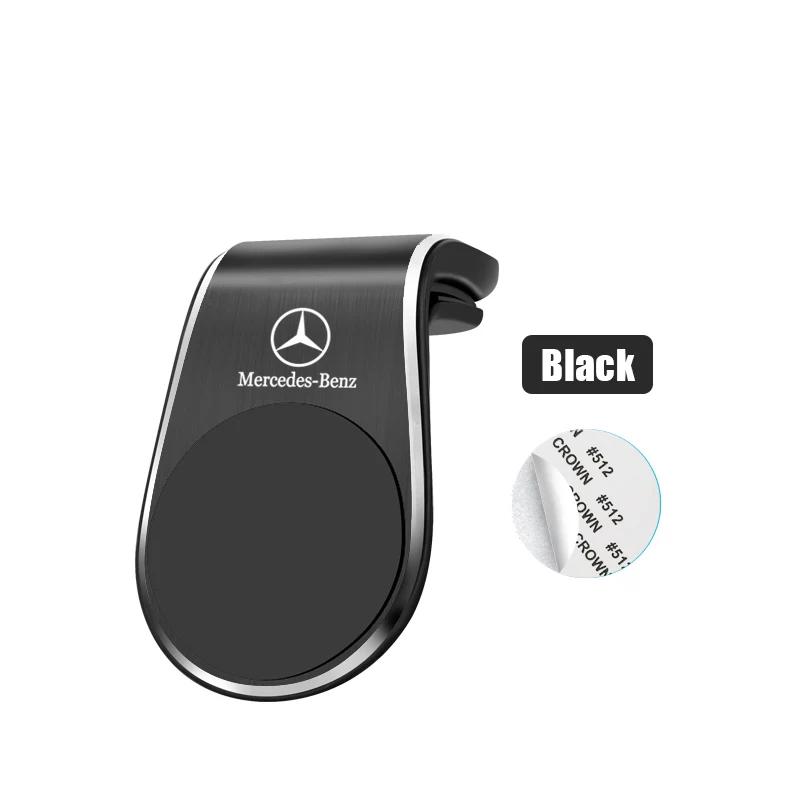 

GLC GLB Magnetic Car Phone Holder Stand Air Vent GPS Mount For Mercedes Benz AMG GLE GLS CLS GLC CLA GLA GLK ML C197 R231 W167 чёрный