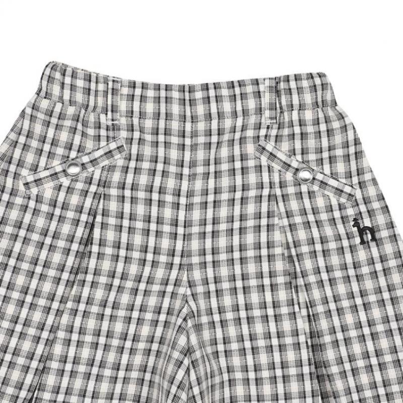Hazzys Kids Check Pants Htm12ps54m Bk