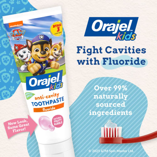 Orajel Paw Patrol Anti-Cavity Fluoride Toothpaste 4.20 Oz