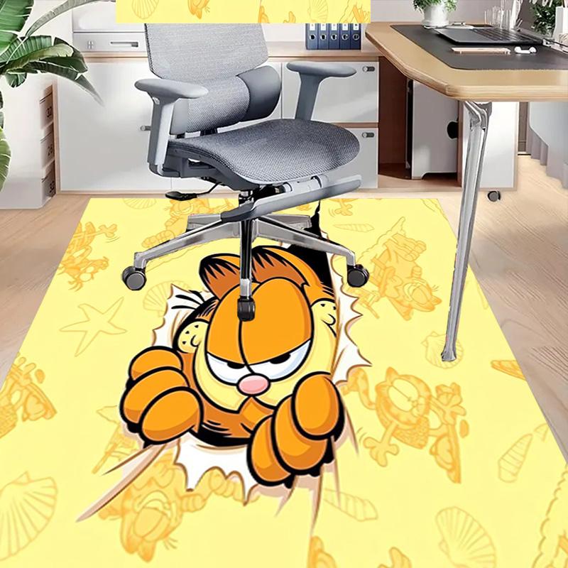 Garfield Through Wall Carpet For Playroom Bedroom Living Room Sofa Home Decorkids Game Area Rug Nonslip Floor Mat