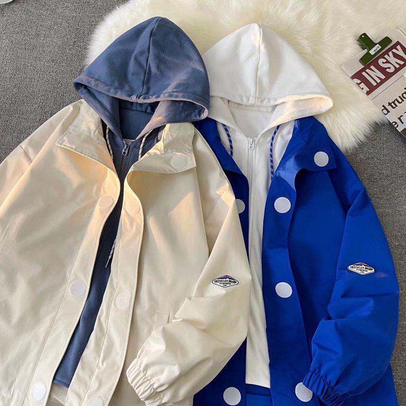 Men's Trendy Hong Kong Style Hooded Jacket - New for Spring and Autumn 2022