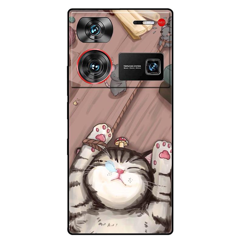 For ZTE Nubia Z60 Ultra 5G Case Silicon Fashion Space Wolf TPU Painted Coque Funda for Nubia Z60Ultra 5G NX721J Cover Protective