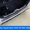 For Toyota Noah VOXY 90 Series -2025 2026 Rear Trunk Bumper Foot Plate Tailgate Door Sill Scuff Guard Plate Car Accessories