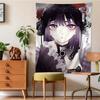 Marin Kitagawa Colorful Tapestry Wall Hanging Home Decoration Hippie Bohemian Decoration Divination Wall Art Decor