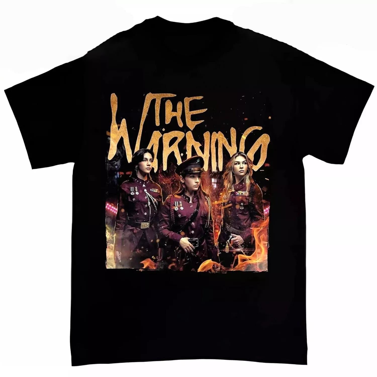 New The Warning band 2025 tour Gift For Fans Unisex S-5XL Shirt NW02_402 S разноцветный
