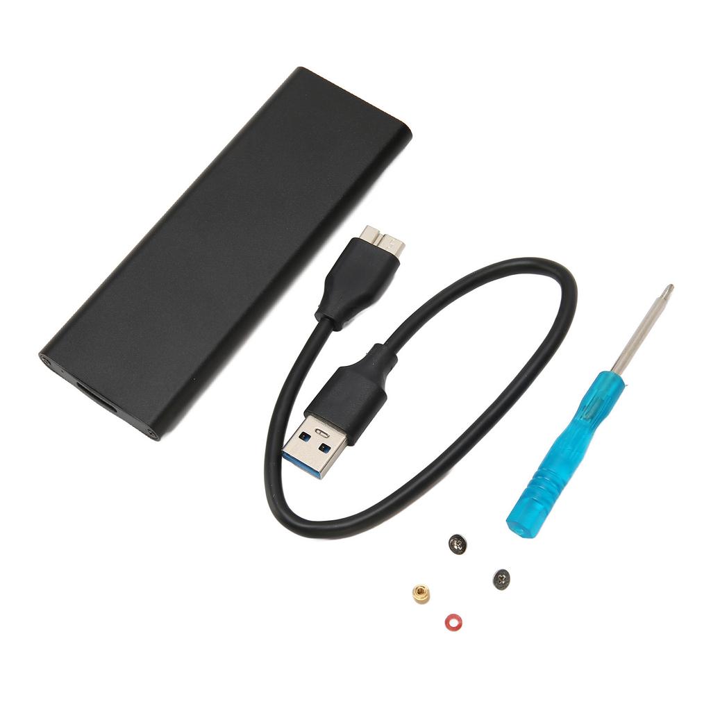 SATA SSD Enclosure M.2 NGFF To USB 3.0 Aluminium Alloy OTG WTG Function Hard Drive Enclosure for Laptop Desktop Black