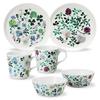 NARUMI Lucky Bag Anna Emilia Tableware Set In Green with a Floral Perfect for Cute Dinnerware and Product 2026 6-Piece Print. Two. Set.