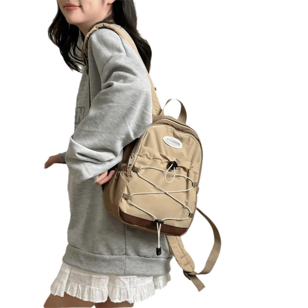 

Нейлоновые сумки через плечо большой вместимости в японском стиле, студенческий школьный рюкзак, легкий рюкзак для путешествий Khaki