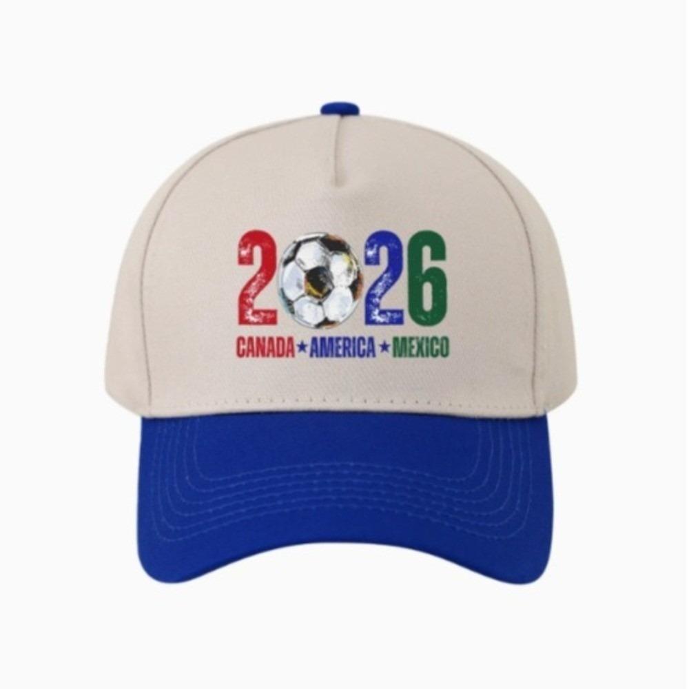 Color-Blocked Soccer Baseball Cap Sun Protection Running Sun Caps Breathable Peaked Cap  Sports