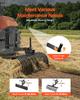 106.7cm Tow Behind Landscape Rake, 3-Point Lawn Rock Rake with Blade & Lift Lever, Fit Category 1 ATVs UTVs Lawn Tractors, Heavy Duty Dethatcher Rake