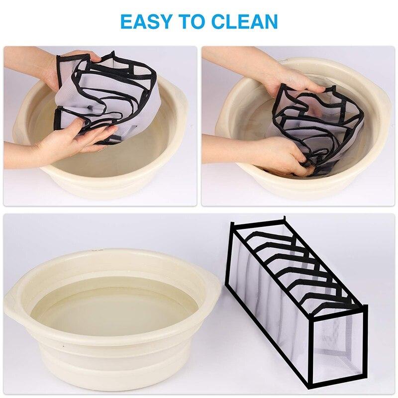 Folding Drawer Storage Box Compartmental Wardrobe Storage Box Suitable For Underwear, Bras And Socks