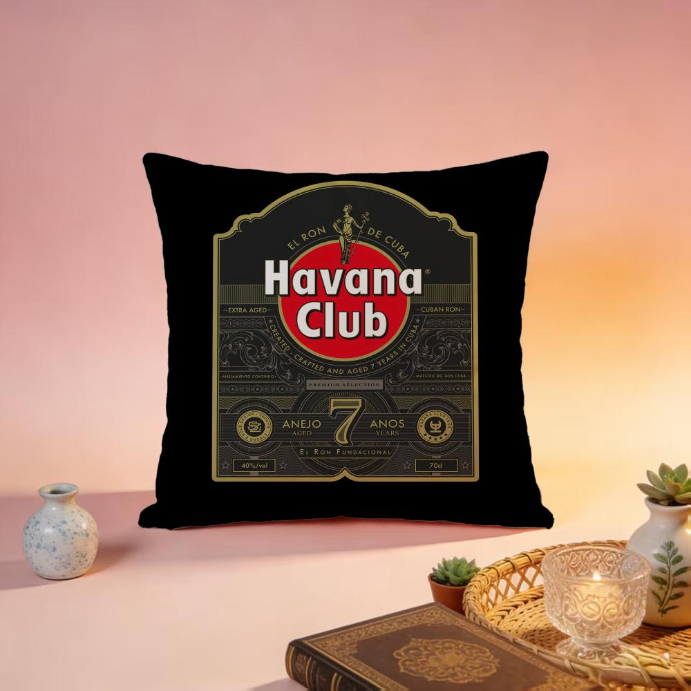 Trending HHavana Clubing Cushion Cover Premium SkinFriendly Pillow Case MultiPurpose for Home Office Travel