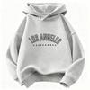 Los Angeles Briefdruck Kinder Kapuzenpullover Hip Hop Lässiges Sweatshirt Jungen Mädchen Frühling Herbst Lockere Oberteile