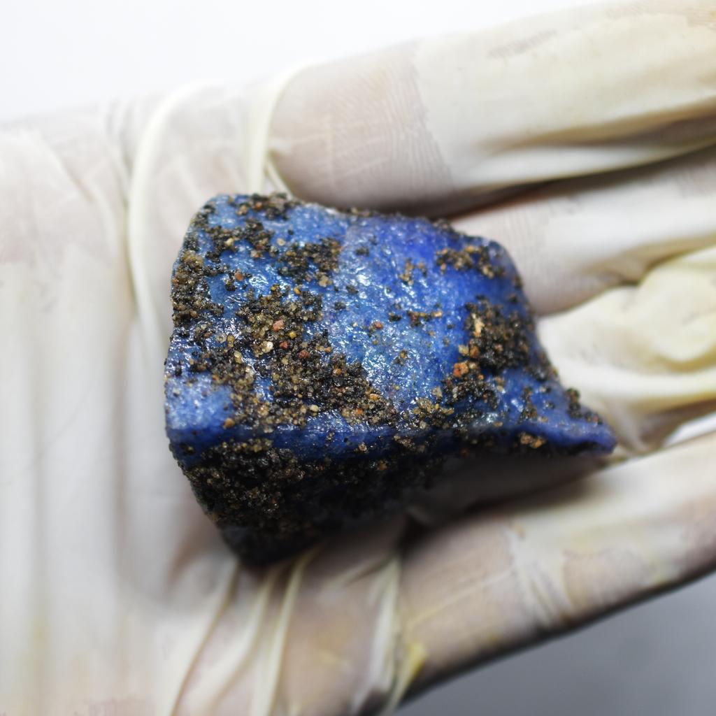 Natural Blue Sapphire Loose Gemstone Uncut Rough 231.65 Ct September Birthstone for Gem Collections