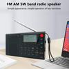 Am Fm Sw Rádio portátil gravador tipo c carregamento banda completa rádio estéreo gravador despertador mp3 player rádio com suporte