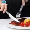 HANYANG Home & Kitchen Dining & Bar Dinnerware Stainless Steel Knife Fork Spoon Set of Cutlery Flatware Sets