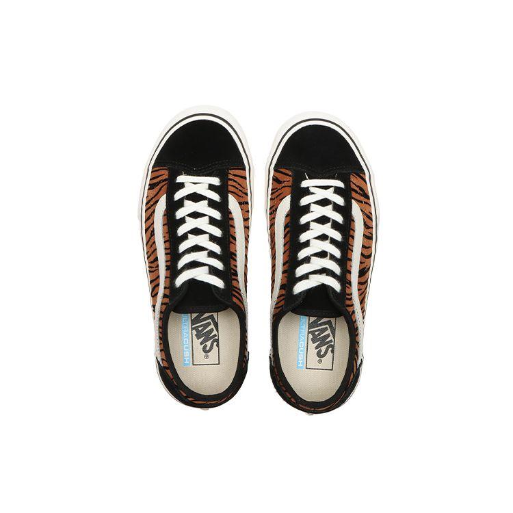 Vans Style 36 Decon Sf Low Top Skate Shoes Black Tiger Stripe Unisex Skate Shoes VN0A5HYR9ZY