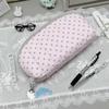 Large Capacity Multi-Layer Pencil Pouch Polka Dot Print Shell Shape Cute Stationery Organizer for Girls School Office
