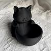 Black White Cat-Shaped Pot Cute Animal Desktop Succulents Ornament Plant Pots Flowerpot Potting Home Garden Offices Accessories