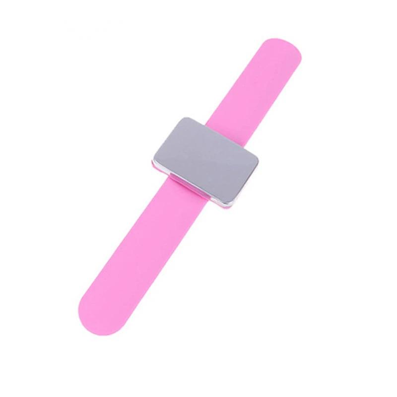 

Магнитная игольница силиконовая накладка на запястье безопасная игольница для браслета держатель для булавок для шитья аксессуары для шитья розовый