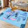 Office Rug Stitch, Lilo theme 3D Printed Anti-Slip Rug-Machine Washable for Living Room