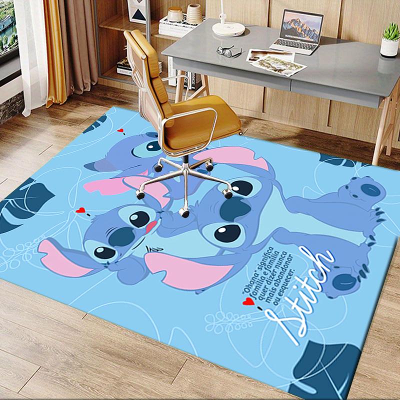 Office Rug Stitch, Lilo theme 3D Printed Anti-Slip Rug-Machine Washable for Living Room