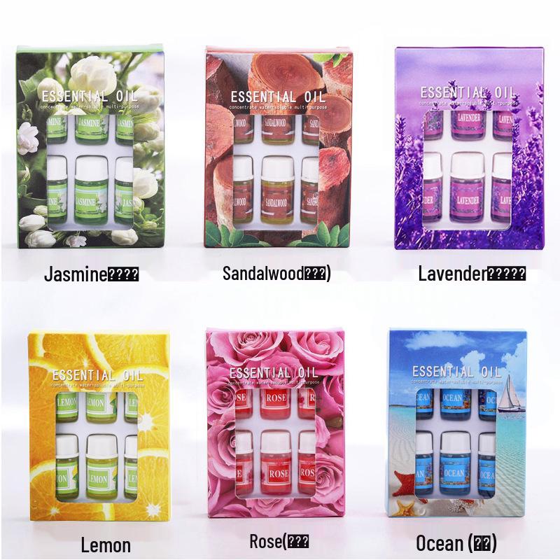 Aromatherapy Essential Oil Set for Humidifiers - Water-Soluble Fragrance Liquid
