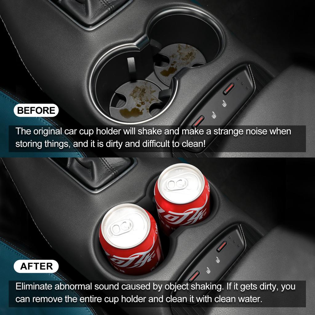 For Toyota Harrier Venza 2025-2025 Water Cup Holder Car Interior Accessories Central Control Drinks Holder Organizer Storage Box