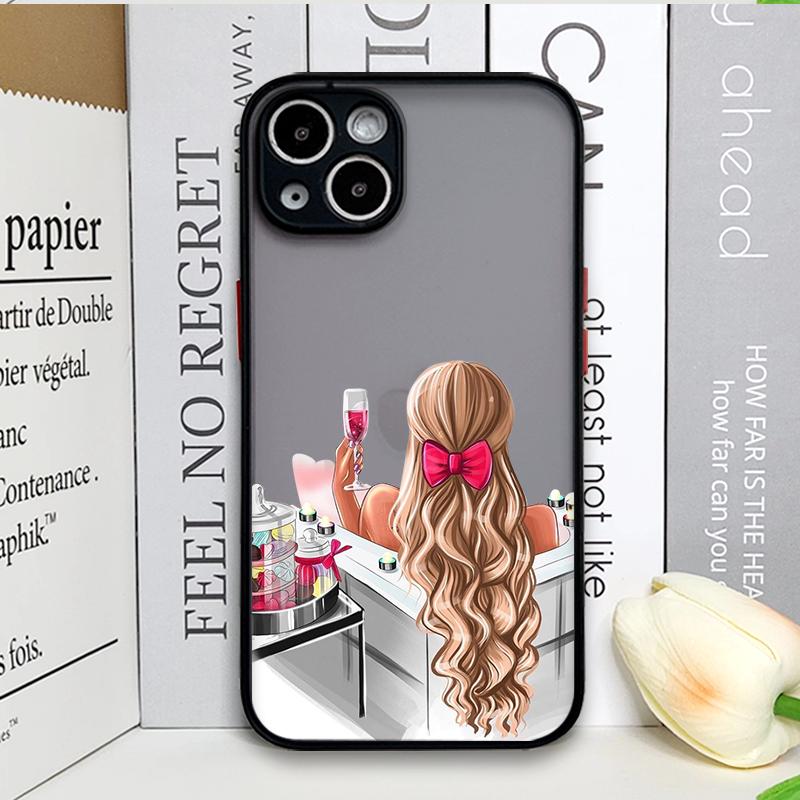 Fashion City Girl Phone Case for Samsung Galaxy A36 A56 A55 A54 A53 A52 A51 A50 A15 A14 5G Beautiful Women Shockproof Hard Cover