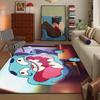 Cartoon W-World Of G-GumballS Door Mat Bath Microfiber Decorative Versatile Flannel Floor Mat Quick Dry Absorbent Non-slip Sole