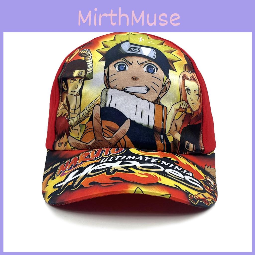 Naruto Muster Cartoon Kinderhut mit Sonnenschutz und Baumwollmaterial für Outdoor-Spaß