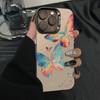 The New Colored Butterfly Is Suitable for Iphone17 Mobile Phone Case Apple 16promax/15 Anti-drop 14pro13 Europe and America