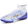 High Top Men Soccer Shoes FG/TF Anti-Skid Male Football Boots Kids Grass Training Ankle Cleats Soccer Sneakers