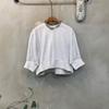 C S In The Room Mono Cut Crop Tulip Sleeve Short Sleeve 4Color