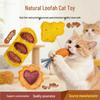 Loofah Catnip Teaser Stick: Self-Entertainment & Teeth Grinding Toy for Cats