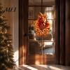Detailed Sheep Theme Decorations Chinese New Year Window Sticker, 2027 Goat Static Clings, Glue Free Glass Decor Reusable Lunar Xmas for Home