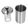 Meat Press Machine 304 Stainless Steel Ham Maker with Thermometer Transparent Visible Lid for Pork