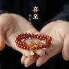 Natural Southern Red Agate Bracelet for Women, Multi-loop Red Bracelet Accessory, Birthday Gift for Best Friend