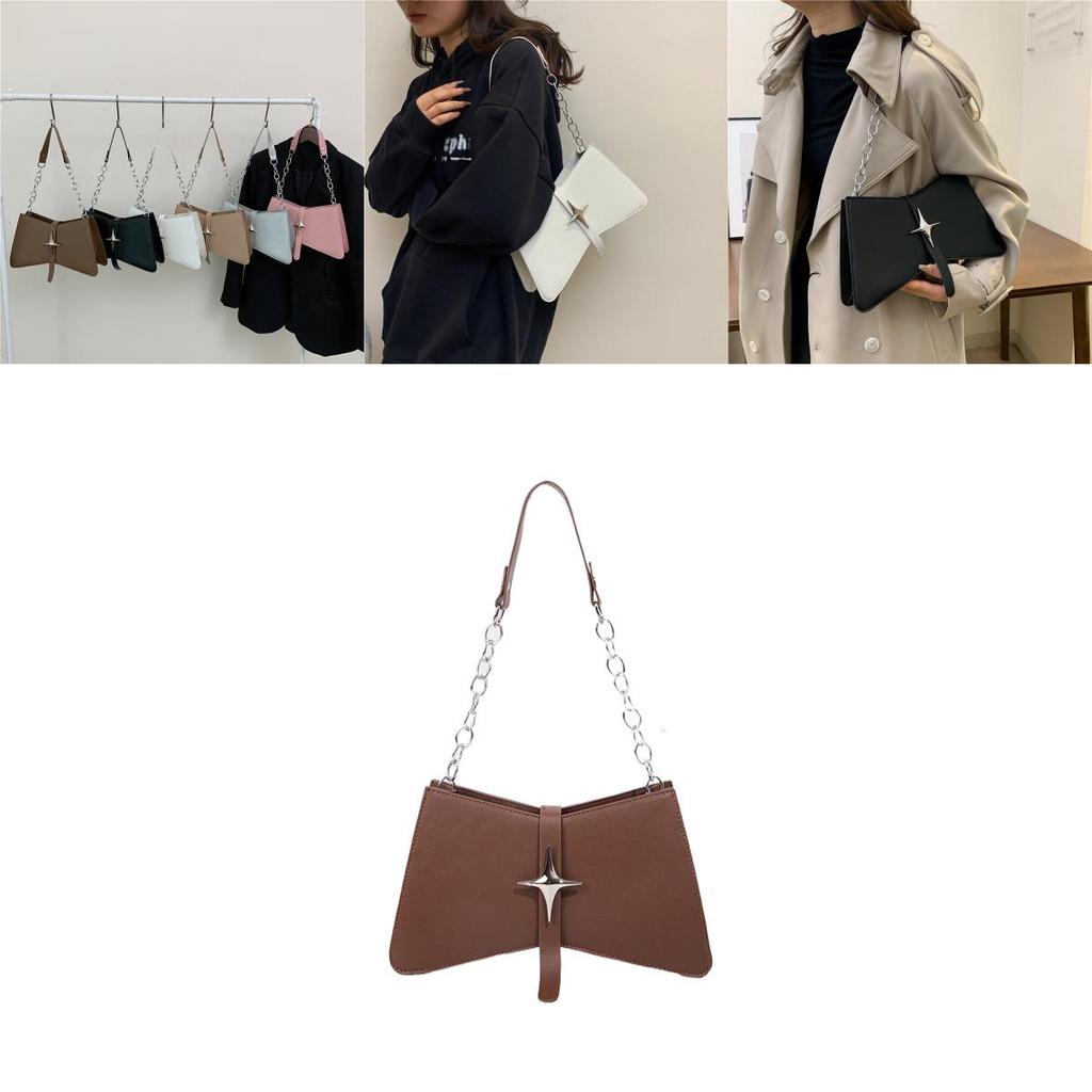 Trendy Small Square Bag 2023 Winter New Chain Underarm Single Shoulder Bag High-end Sense